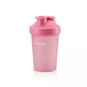 แก้วสีชมพู คัลเลอร์ฟูล เชคเกอร์  400 ml