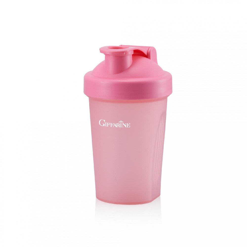แก้วสีชมพู คัลเลอร์ฟูล เชคเกอร์ 400 ml